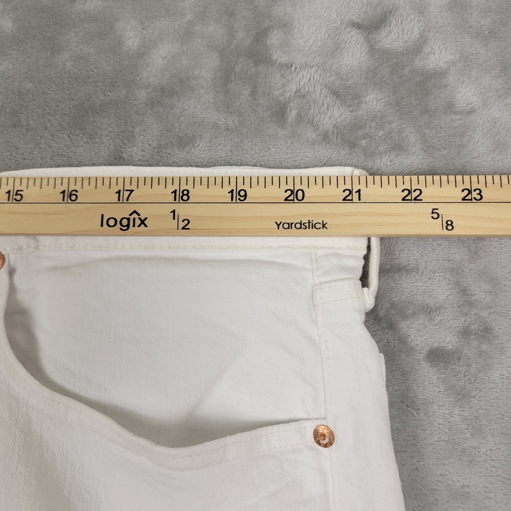 Polo Ralph Lauren The Hampton Relaxed Straight White Stretch Jeans Men's 42x30 - Picture 9 of 13